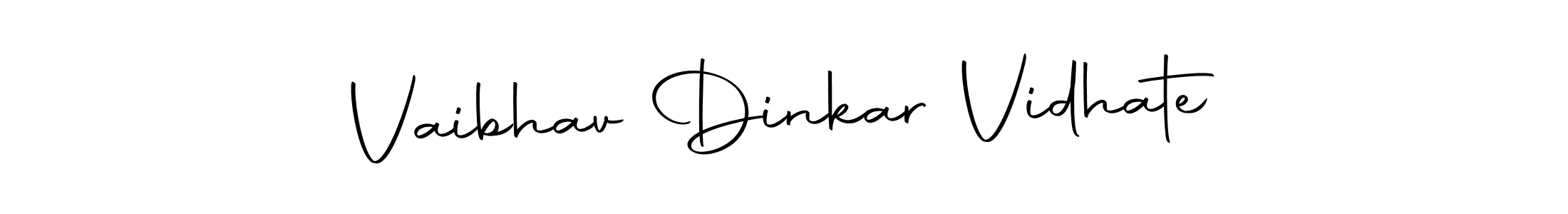 Similarly Autography-DOLnW is the best handwritten signature design. Signature creator online .You can use it as an online autograph creator for name Vaibhav Dinkar Vidhate. Vaibhav Dinkar Vidhate signature style 10 images and pictures png