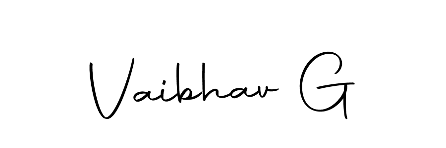 Also You can easily find your signature by using the search form. We will create Vaibhav G name handwritten signature images for you free of cost using Autography-DOLnW sign style. Vaibhav G signature style 10 images and pictures png