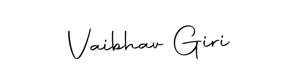 Make a short Vaibhav Giri signature style. Manage your documents anywhere anytime using Autography-DOLnW. Create and add eSignatures, submit forms, share and send files easily. Vaibhav Giri signature style 10 images and pictures png