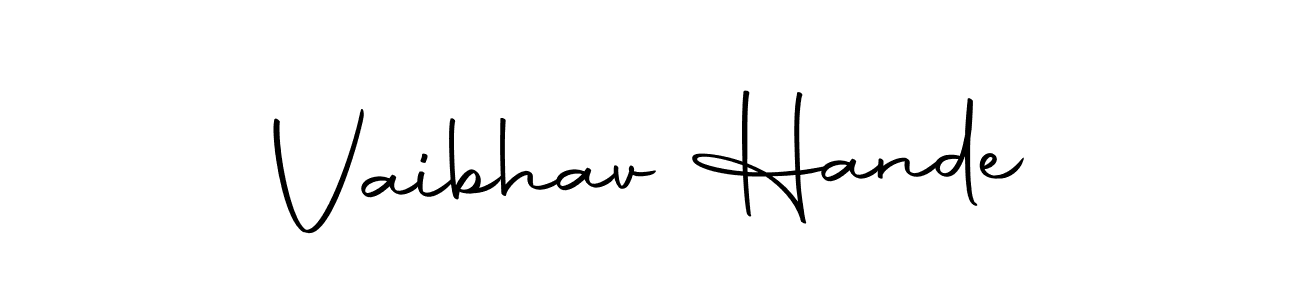 if you are searching for the best signature style for your name Vaibhav Hande. so please give up your signature search. here we have designed multiple signature styles  using Autography-DOLnW. Vaibhav Hande signature style 10 images and pictures png