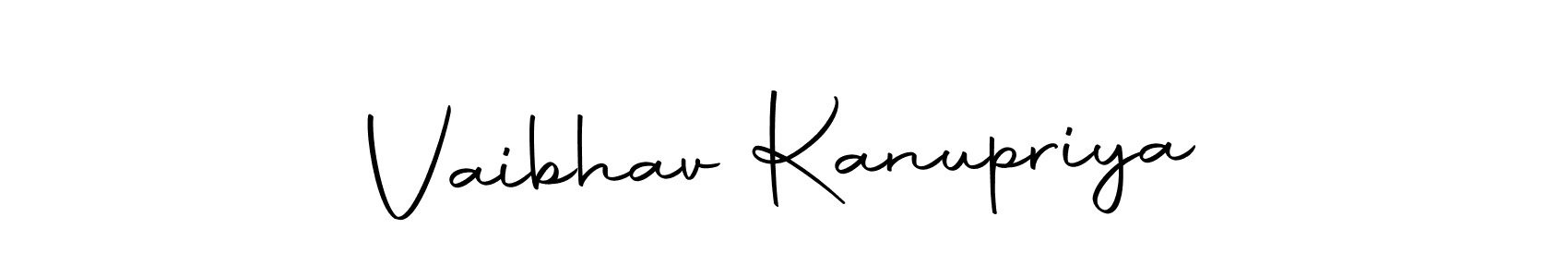 Make a beautiful signature design for name Vaibhav Kanupriya. With this signature (Autography-DOLnW) style, you can create a handwritten signature for free. Vaibhav Kanupriya signature style 10 images and pictures png