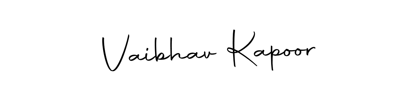 How to make Vaibhav Kapoor name signature. Use Autography-DOLnW style for creating short signs online. This is the latest handwritten sign. Vaibhav Kapoor signature style 10 images and pictures png