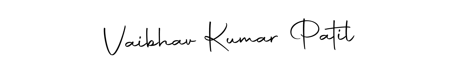 Make a beautiful signature design for name Vaibhav Kumar Patil. Use this online signature maker to create a handwritten signature for free. Vaibhav Kumar Patil signature style 10 images and pictures png