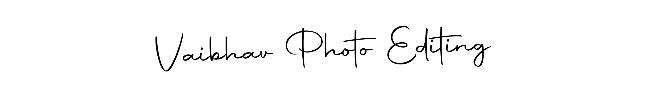 How to make Vaibhav Photo Editing name signature. Use Autography-DOLnW style for creating short signs online. This is the latest handwritten sign. Vaibhav Photo Editing signature style 10 images and pictures png