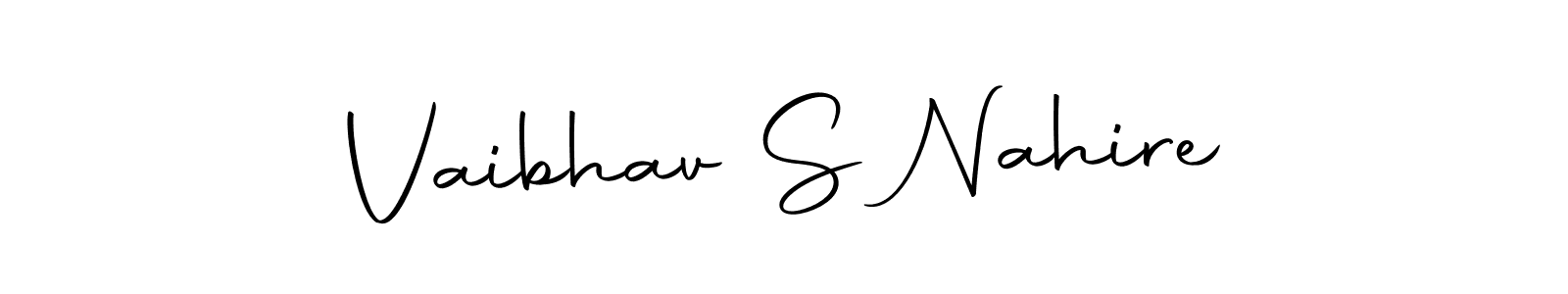 How to make Vaibhav S Nahire signature? Autography-DOLnW is a professional autograph style. Create handwritten signature for Vaibhav S Nahire name. Vaibhav S Nahire signature style 10 images and pictures png