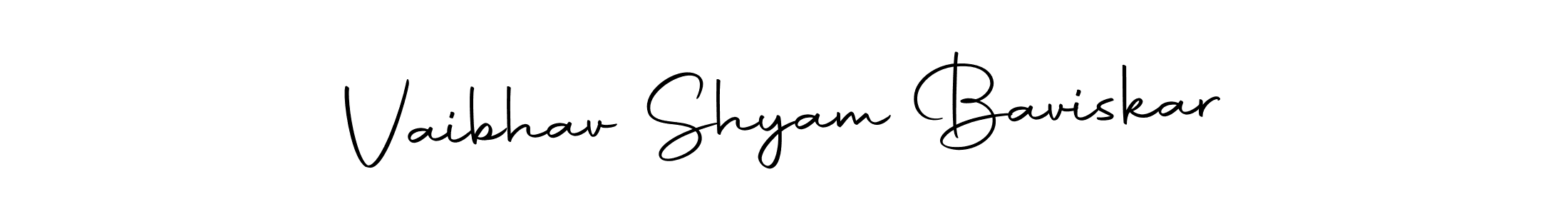 Design your own signature with our free online signature maker. With this signature software, you can create a handwritten (Autography-DOLnW) signature for name Vaibhav Shyam Baviskar. Vaibhav Shyam Baviskar signature style 10 images and pictures png