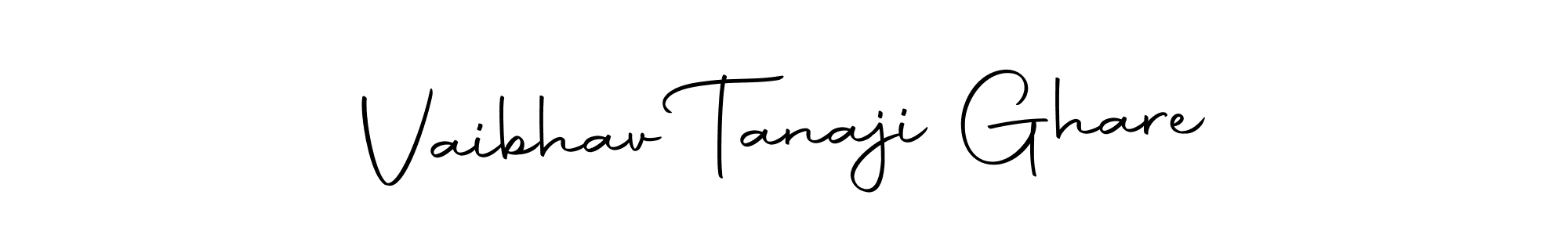 Autography-DOLnW is a professional signature style that is perfect for those who want to add a touch of class to their signature. It is also a great choice for those who want to make their signature more unique. Get Vaibhav Tanaji Ghare name to fancy signature for free. Vaibhav Tanaji Ghare signature style 10 images and pictures png