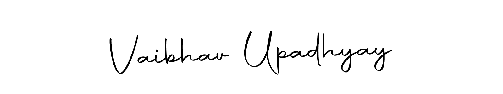 Vaibhav Upadhyay stylish signature style. Best Handwritten Sign (Autography-DOLnW) for my name. Handwritten Signature Collection Ideas for my name Vaibhav Upadhyay. Vaibhav Upadhyay signature style 10 images and pictures png