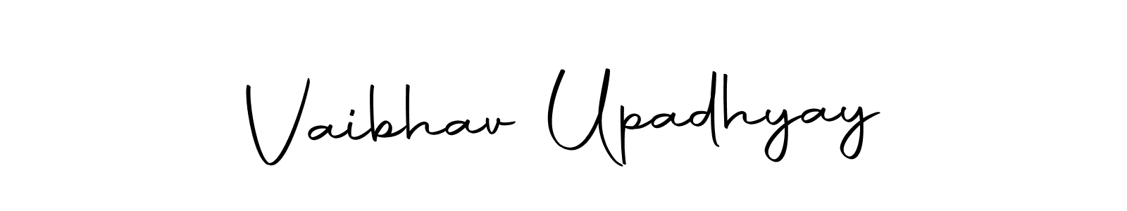 Use a signature maker to create a handwritten signature online. With this signature software, you can design (Autography-DOLnW) your own signature for name Vaibhav Upadhyay. Vaibhav Upadhyay signature style 10 images and pictures png