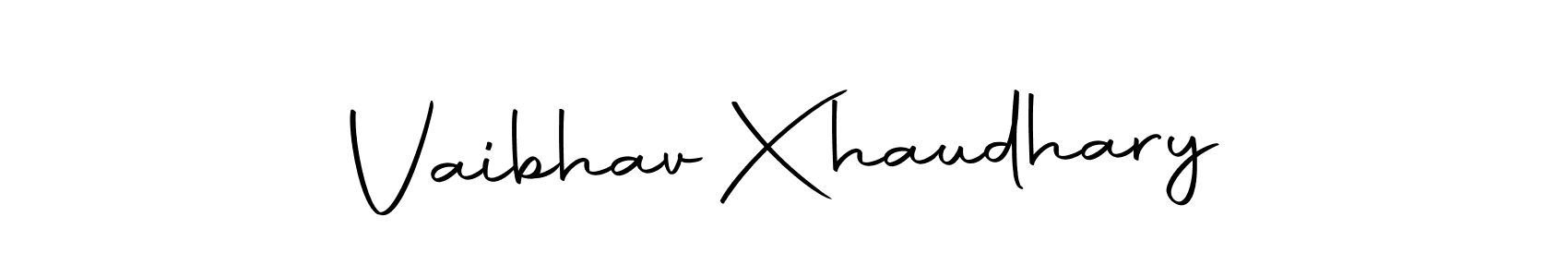 Create a beautiful signature design for name Vaibhav Xhaudhary. With this signature (Autography-DOLnW) fonts, you can make a handwritten signature for free. Vaibhav Xhaudhary signature style 10 images and pictures png