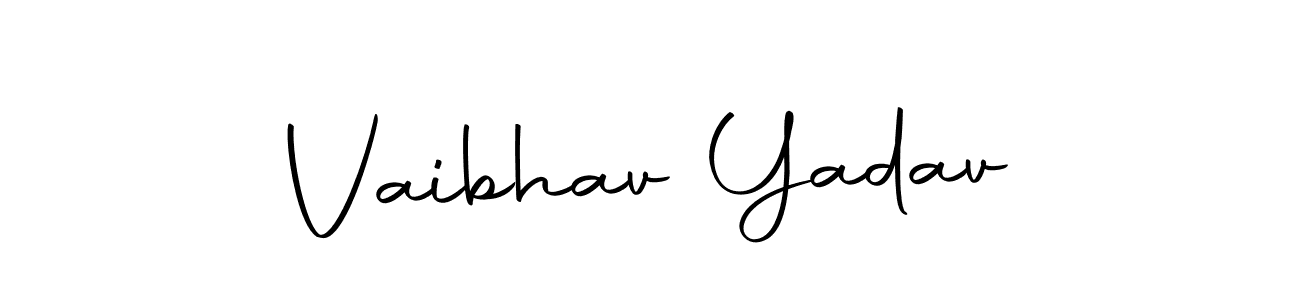 Make a beautiful signature design for name Vaibhav Yadav. With this signature (Autography-DOLnW) style, you can create a handwritten signature for free. Vaibhav Yadav signature style 10 images and pictures png