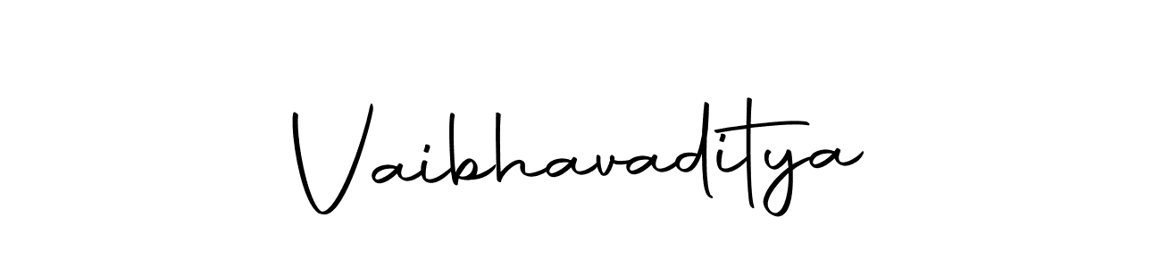 Create a beautiful signature design for name Vaibhavaditya. With this signature (Autography-DOLnW) fonts, you can make a handwritten signature for free. Vaibhavaditya signature style 10 images and pictures png