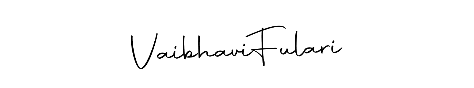 This is the best signature style for the Vaibhavi  Fulari name. Also you like these signature font (Autography-DOLnW). Mix name signature. Vaibhavi  Fulari signature style 10 images and pictures png