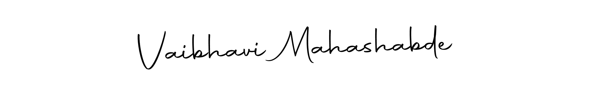 Design your own signature with our free online signature maker. With this signature software, you can create a handwritten (Autography-DOLnW) signature for name Vaibhavi Mahashabde. Vaibhavi Mahashabde signature style 10 images and pictures png