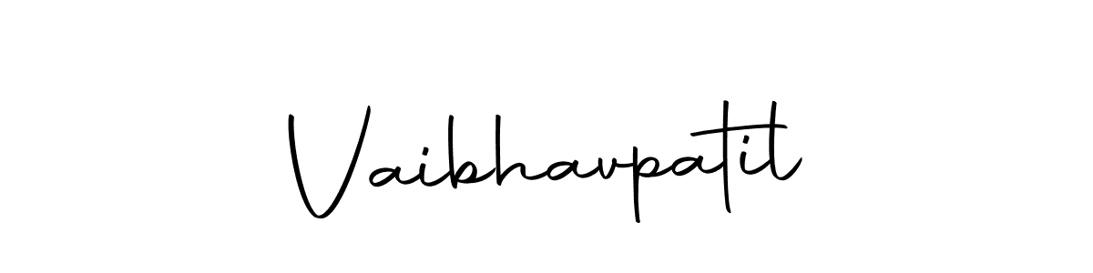 Create a beautiful signature design for name Vaibhavpatil. With this signature (Autography-DOLnW) fonts, you can make a handwritten signature for free. Vaibhavpatil signature style 10 images and pictures png