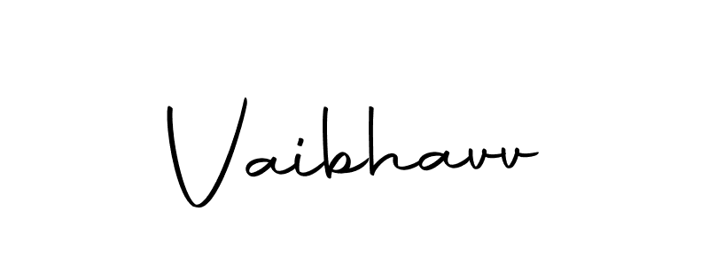 Use a signature maker to create a handwritten signature online. With this signature software, you can design (Autography-DOLnW) your own signature for name Vaibhavv. Vaibhavv signature style 10 images and pictures png