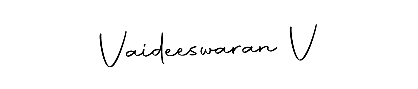 You should practise on your own different ways (Autography-DOLnW) to write your name (Vaideeswaran V) in signature. don't let someone else do it for you. Vaideeswaran V signature style 10 images and pictures png