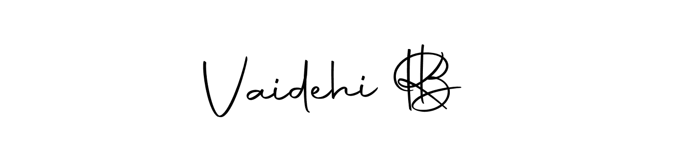 Use a signature maker to create a handwritten signature online. With this signature software, you can design (Autography-DOLnW) your own signature for name Vaidehi B    K. Vaidehi B    K signature style 10 images and pictures png