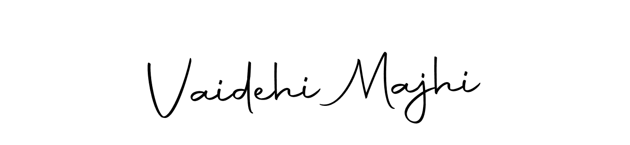 Create a beautiful signature design for name Vaidehi Majhi. With this signature (Autography-DOLnW) fonts, you can make a handwritten signature for free. Vaidehi Majhi signature style 10 images and pictures png
