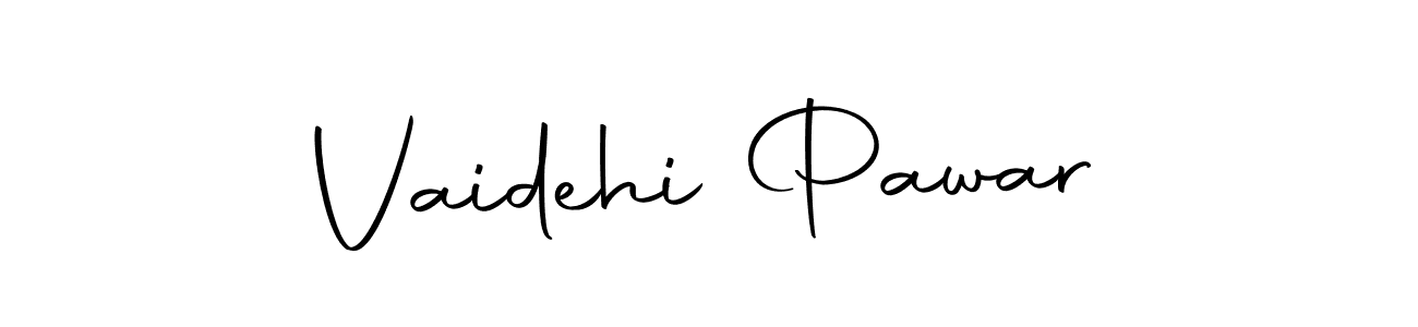 The best way (Autography-DOLnW) to make a short signature is to pick only two or three words in your name. The name Vaidehi Pawar include a total of six letters. For converting this name. Vaidehi Pawar signature style 10 images and pictures png