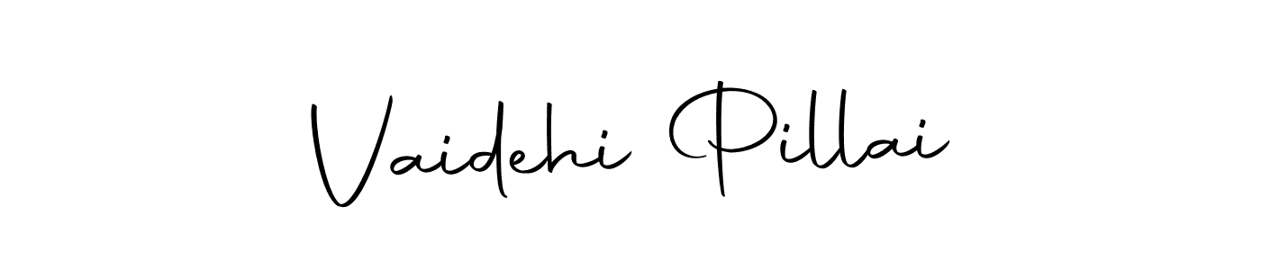 Autography-DOLnW is a professional signature style that is perfect for those who want to add a touch of class to their signature. It is also a great choice for those who want to make their signature more unique. Get Vaidehi Pillai name to fancy signature for free. Vaidehi Pillai signature style 10 images and pictures png