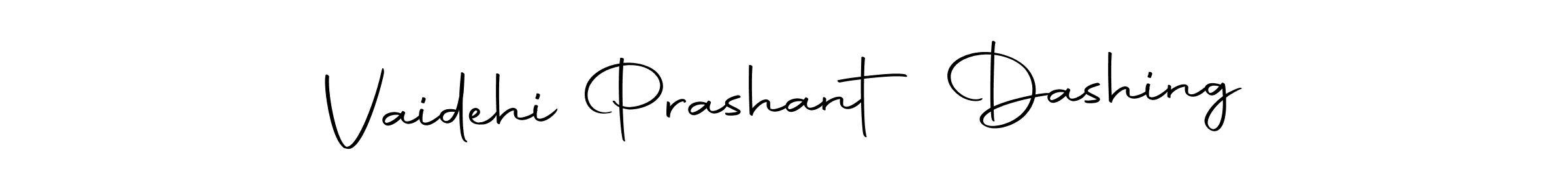 Similarly Autography-DOLnW is the best handwritten signature design. Signature creator online .You can use it as an online autograph creator for name Vaidehi Prashant Dashing. Vaidehi Prashant Dashing signature style 10 images and pictures png