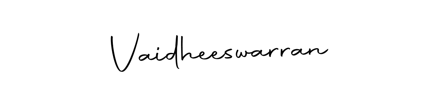 Make a beautiful signature design for name Vaidheeswarran. With this signature (Autography-DOLnW) style, you can create a handwritten signature for free. Vaidheeswarran signature style 10 images and pictures png