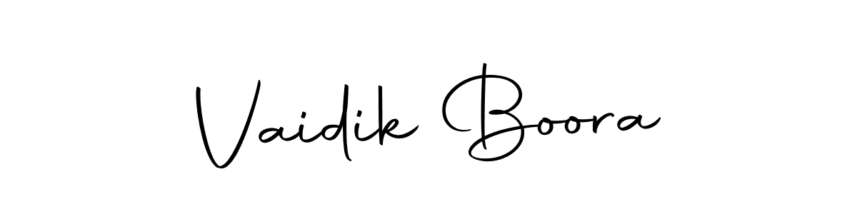Use a signature maker to create a handwritten signature online. With this signature software, you can design (Autography-DOLnW) your own signature for name Vaidik Boora. Vaidik Boora signature style 10 images and pictures png
