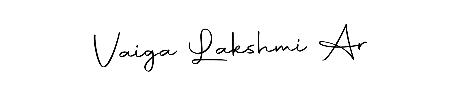 Use a signature maker to create a handwritten signature online. With this signature software, you can design (Autography-DOLnW) your own signature for name Vaiga Lakshmi Ar. Vaiga Lakshmi Ar signature style 10 images and pictures png