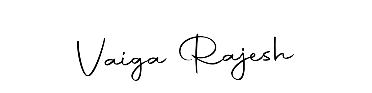 Make a short Vaiga Rajesh signature style. Manage your documents anywhere anytime using Autography-DOLnW. Create and add eSignatures, submit forms, share and send files easily. Vaiga Rajesh signature style 10 images and pictures png