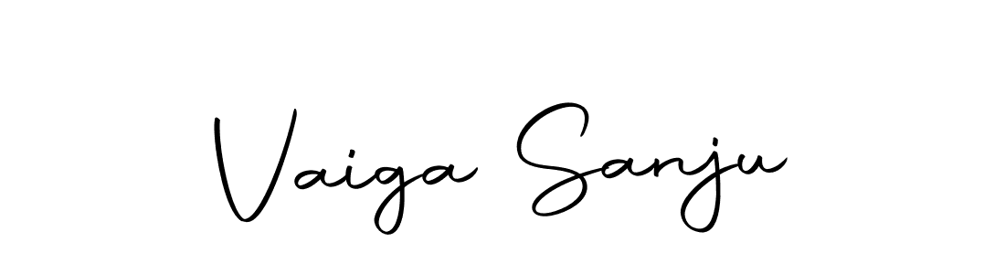 Make a beautiful signature design for name Vaiga Sanju. With this signature (Autography-DOLnW) style, you can create a handwritten signature for free. Vaiga Sanju signature style 10 images and pictures png