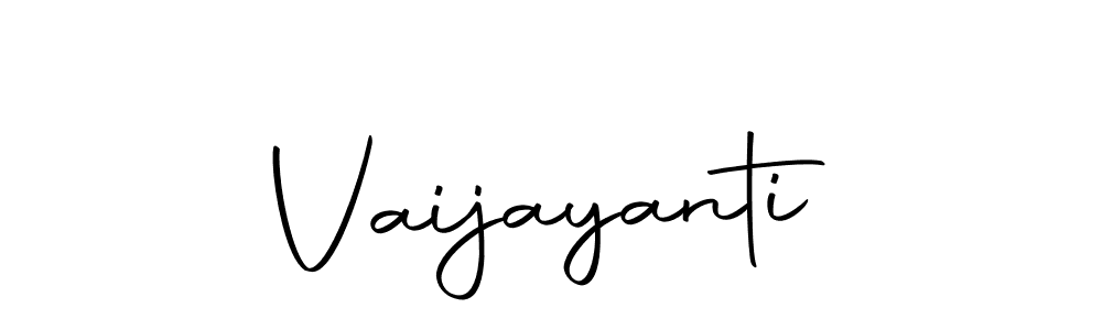 Make a beautiful signature design for name Vaijayanti. With this signature (Autography-DOLnW) style, you can create a handwritten signature for free. Vaijayanti signature style 10 images and pictures png