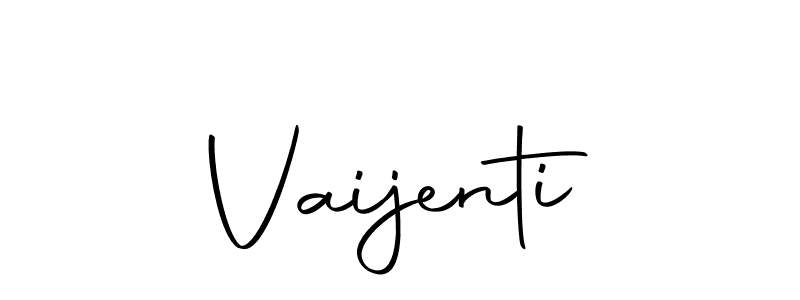 Create a beautiful signature design for name Vaijenti. With this signature (Autography-DOLnW) fonts, you can make a handwritten signature for free. Vaijenti signature style 10 images and pictures png