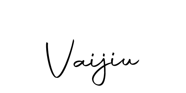 Create a beautiful signature design for name Vaijiu. With this signature (Autography-DOLnW) fonts, you can make a handwritten signature for free. Vaijiu signature style 10 images and pictures png
