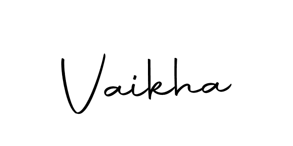 Vaikha stylish signature style. Best Handwritten Sign (Autography-DOLnW) for my name. Handwritten Signature Collection Ideas for my name Vaikha. Vaikha signature style 10 images and pictures png