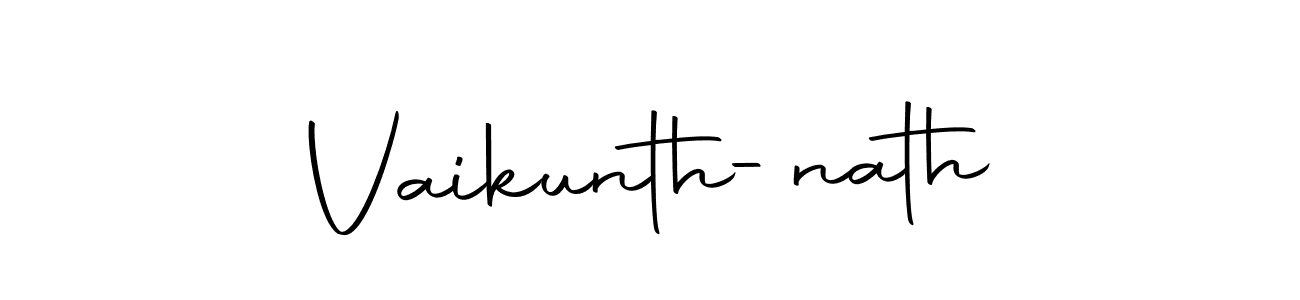 Vaikunth-nath stylish signature style. Best Handwritten Sign (Autography-DOLnW) for my name. Handwritten Signature Collection Ideas for my name Vaikunth-nath. Vaikunth-nath signature style 10 images and pictures png