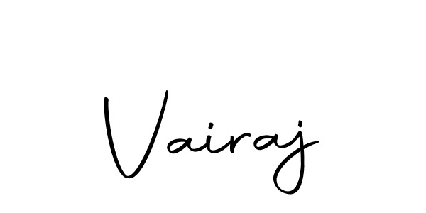 Make a beautiful signature design for name Vairaj. With this signature (Autography-DOLnW) style, you can create a handwritten signature for free. Vairaj signature style 10 images and pictures png