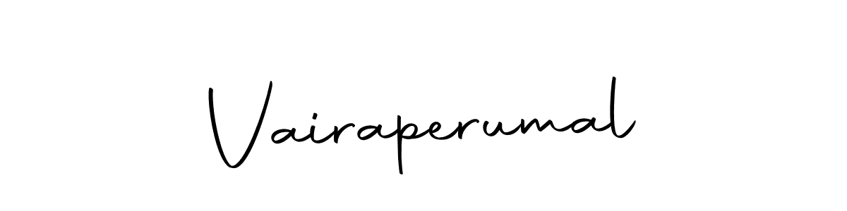 Create a beautiful signature design for name Vairaperumal. With this signature (Autography-DOLnW) fonts, you can make a handwritten signature for free. Vairaperumal signature style 10 images and pictures png