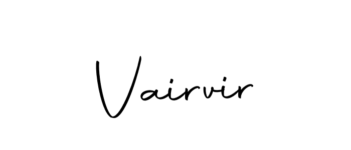 The best way (Autography-DOLnW) to make a short signature is to pick only two or three words in your name. The name Vairvir include a total of six letters. For converting this name. Vairvir signature style 10 images and pictures png