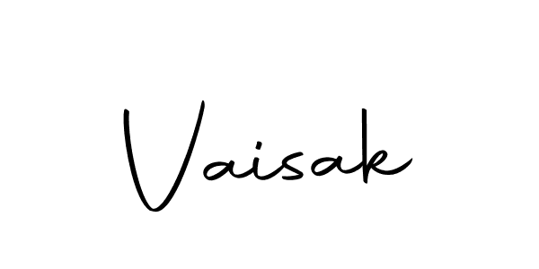 Use a signature maker to create a handwritten signature online. With this signature software, you can design (Autography-DOLnW) your own signature for name Vaisak. Vaisak signature style 10 images and pictures png