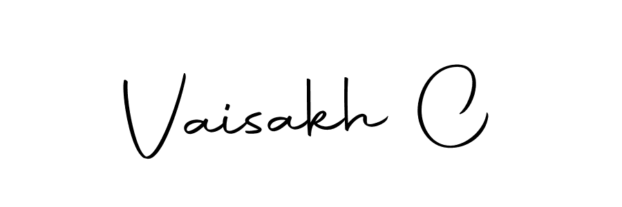 Make a short Vaisakh C signature style. Manage your documents anywhere anytime using Autography-DOLnW. Create and add eSignatures, submit forms, share and send files easily. Vaisakh C signature style 10 images and pictures png