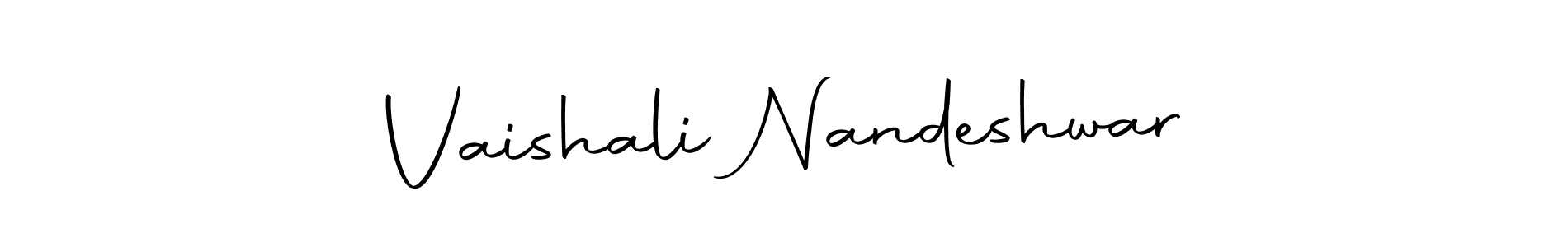 Also we have Vaishali Nandeshwar name is the best signature style. Create professional handwritten signature collection using Autography-DOLnW autograph style. Vaishali Nandeshwar signature style 10 images and pictures png