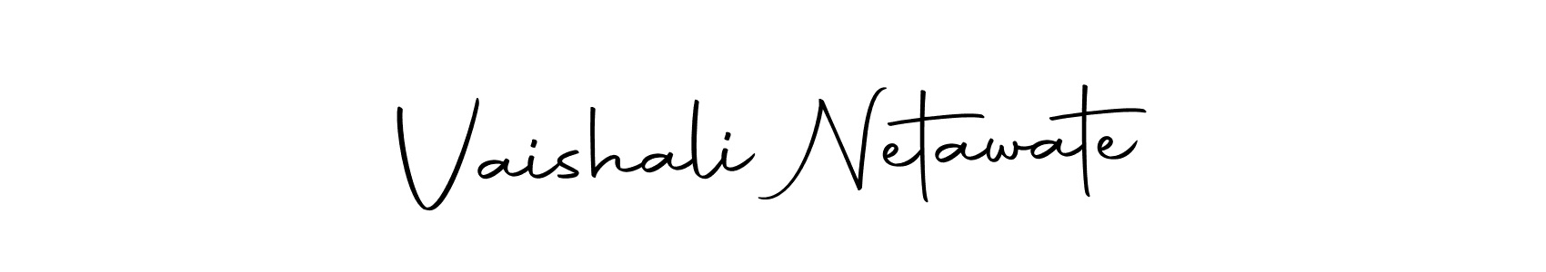 Make a beautiful signature design for name Vaishali Netawate. Use this online signature maker to create a handwritten signature for free. Vaishali Netawate signature style 10 images and pictures png