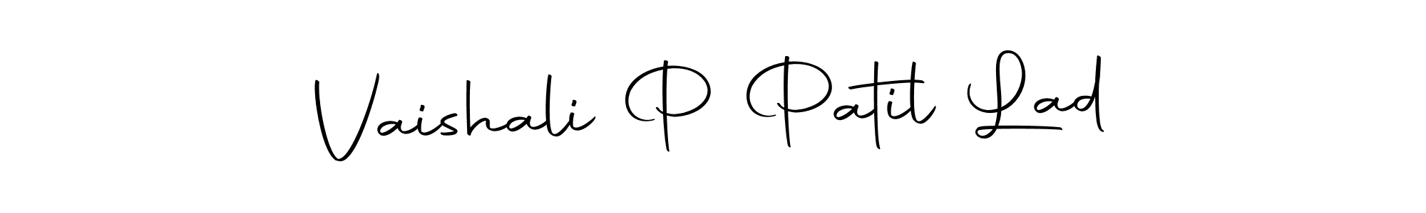 if you are searching for the best signature style for your name Vaishali P Patil Lad. so please give up your signature search. here we have designed multiple signature styles  using Autography-DOLnW. Vaishali P Patil Lad signature style 10 images and pictures png