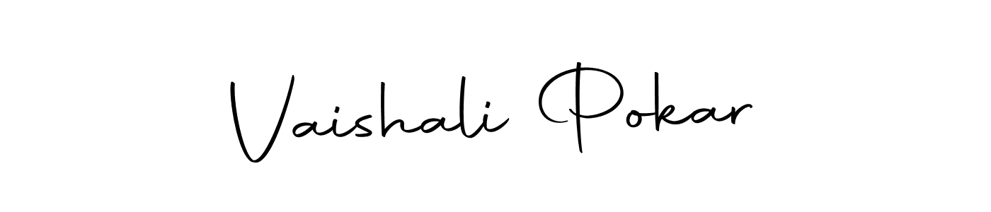 Design your own signature with our free online signature maker. With this signature software, you can create a handwritten (Autography-DOLnW) signature for name Vaishali Pokar. Vaishali Pokar signature style 10 images and pictures png