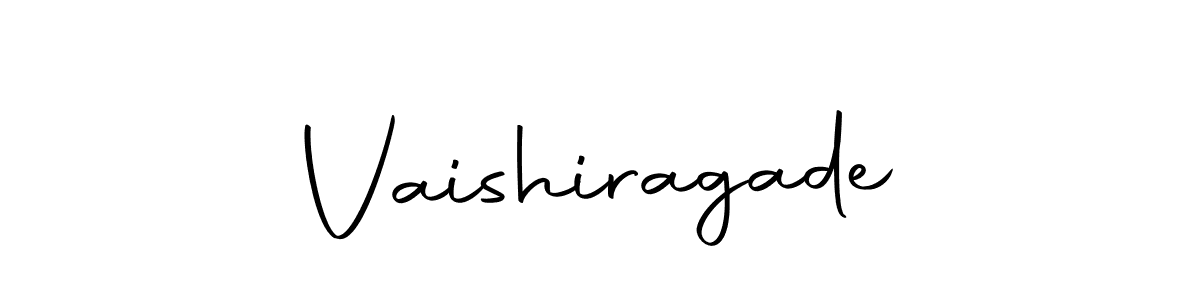 Make a beautiful signature design for name Vaishiragade. Use this online signature maker to create a handwritten signature for free. Vaishiragade signature style 10 images and pictures png