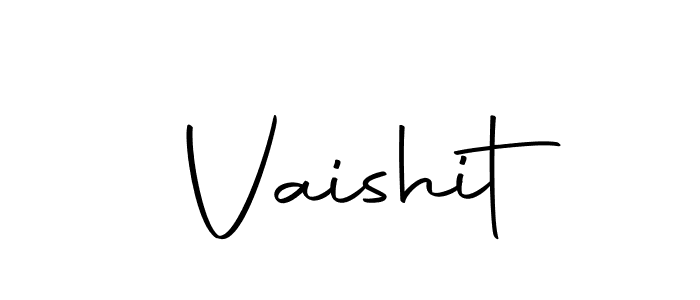 Make a beautiful signature design for name Vaishit. With this signature (Autography-DOLnW) style, you can create a handwritten signature for free. Vaishit signature style 10 images and pictures png