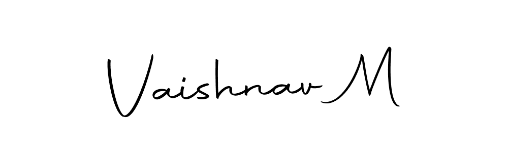 Vaishnav M stylish signature style. Best Handwritten Sign (Autography-DOLnW) for my name. Handwritten Signature Collection Ideas for my name Vaishnav M. Vaishnav M signature style 10 images and pictures png