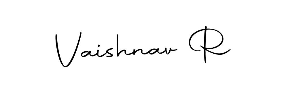 It looks lik you need a new signature style for name Vaishnav R. Design unique handwritten (Autography-DOLnW) signature with our free signature maker in just a few clicks. Vaishnav R signature style 10 images and pictures png