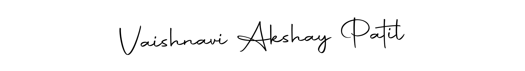 You should practise on your own different ways (Autography-DOLnW) to write your name (Vaishnavi Akshay Patil) in signature. don't let someone else do it for you. Vaishnavi Akshay Patil signature style 10 images and pictures png